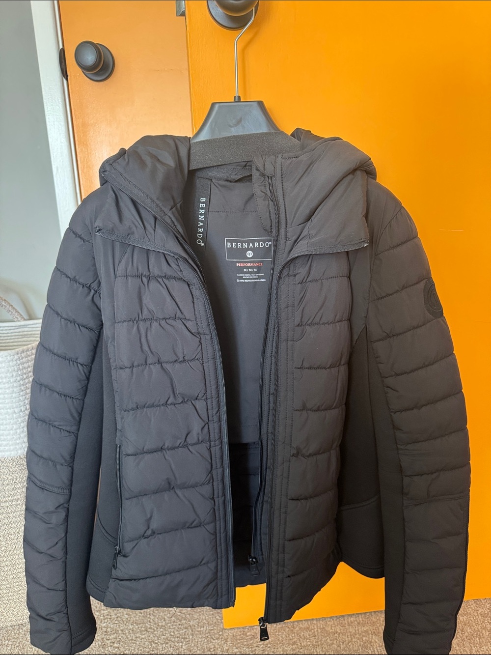 Bernardo Hooded Quilted Jacket